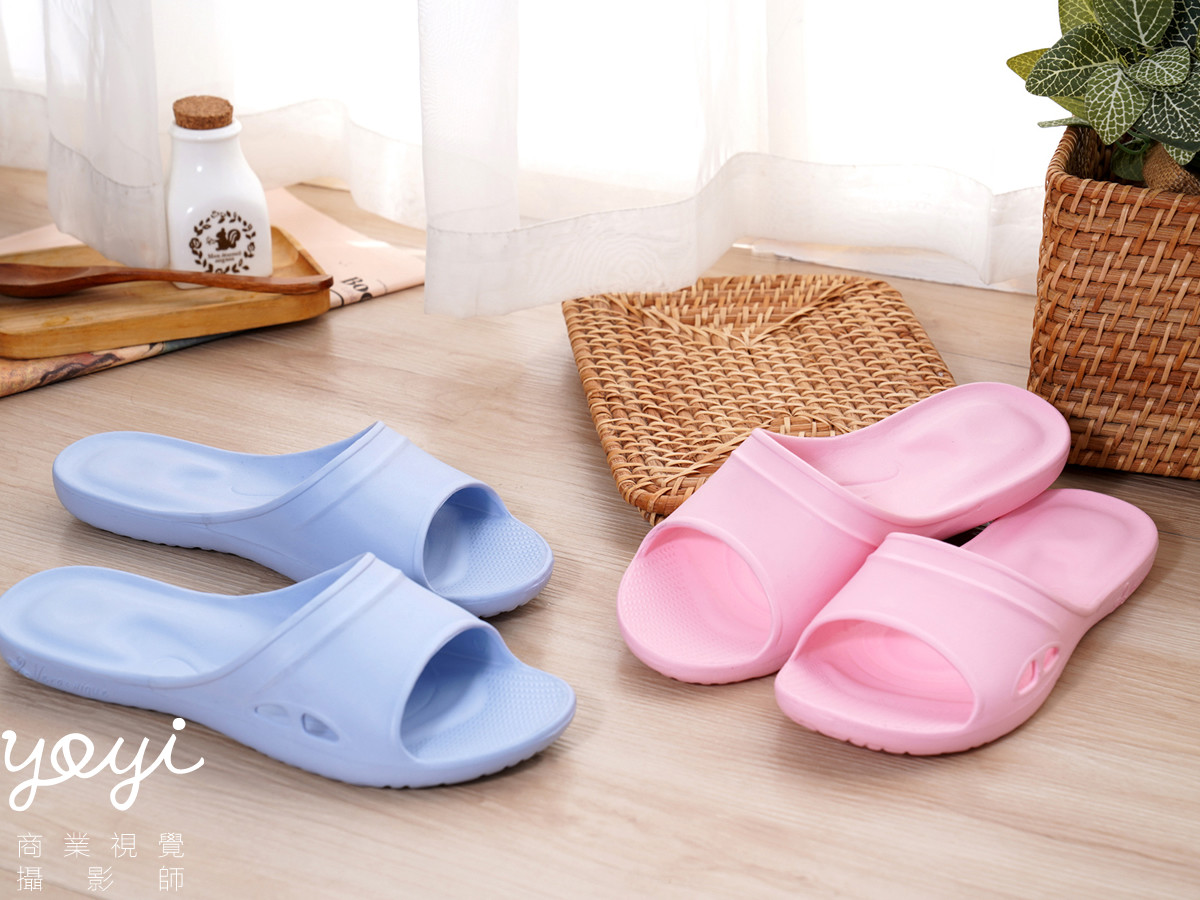 拖鞋商品攝影｜日系可愛圖騰拖鞋、居家室內鞋與生活感陳列攝影 25