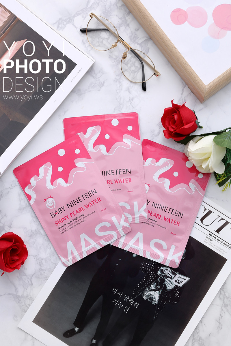 美妝保養品攝影｜Baby Nineteen 亮采面膜與粉嫩色系精品視覺攝影 9