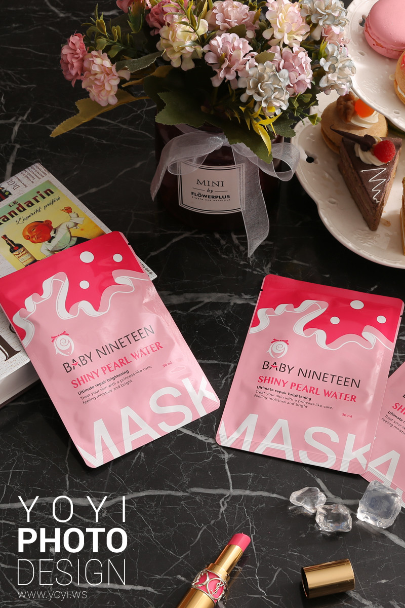 美妝保養品攝影｜Baby Nineteen 亮采面膜與粉嫩色系精品視覺攝影 17