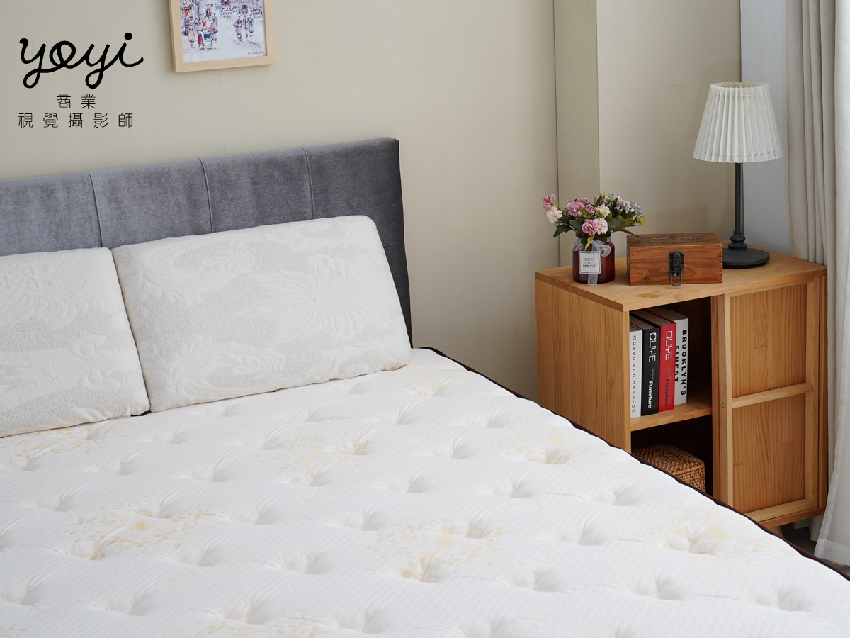 家具商品攝影｜巨登精品床墊與現代簡約臥室空間情境攝影 31