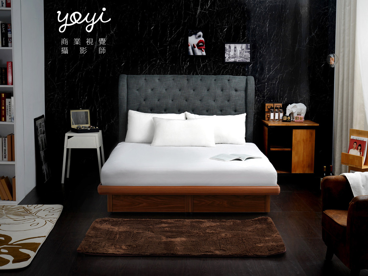 家具商品攝影｜機能床架、掀床結構與現代臥室空間情境攝影 3