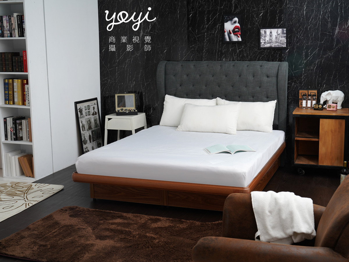 家具商品攝影｜機能床架、掀床結構與現代臥室空間情境攝影 7