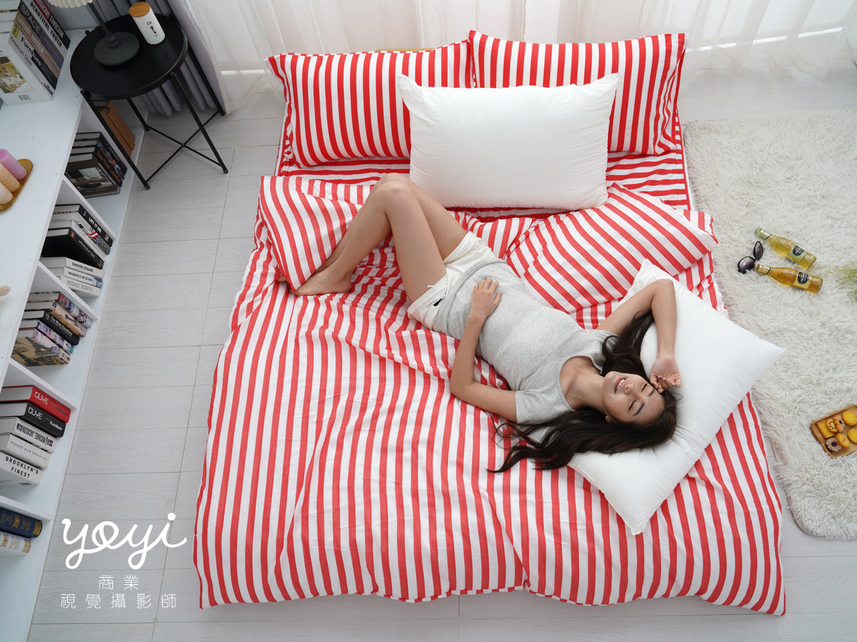 寢具商品攝影｜耀邦實業天絲床包組與清爽藍調居家情境攝影 41