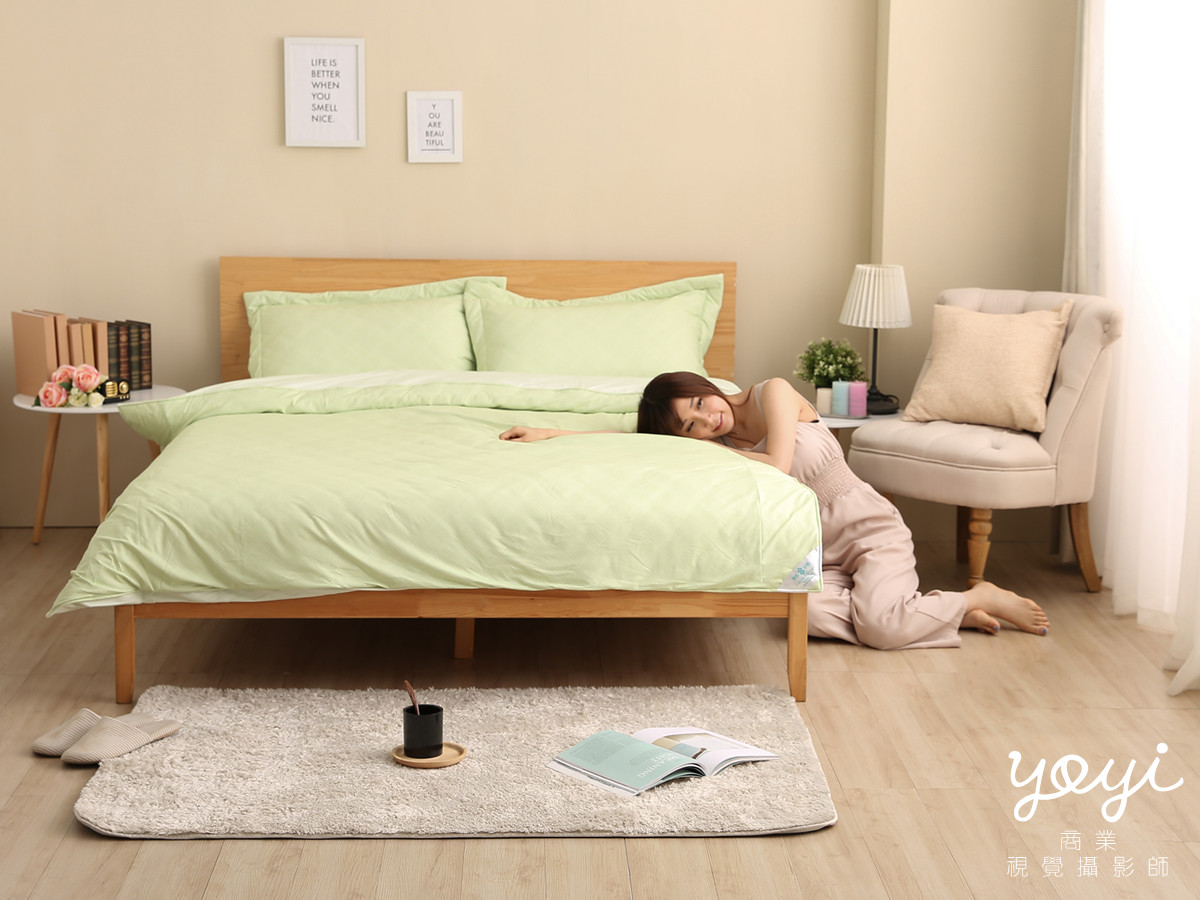 寢具商品攝影｜好眠精選床包組與自然居家舒壓情境攝影 7