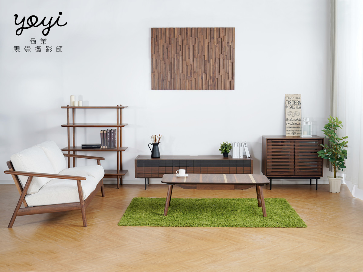 家具商品攝影｜大型家具與原木餐桌椅組空間情境美學攝影 7