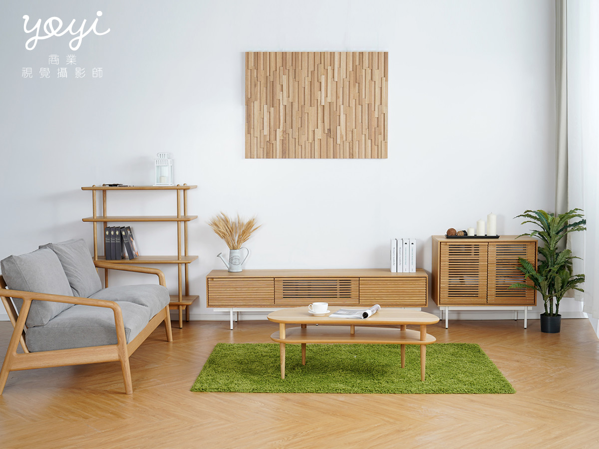 家具商品攝影｜大型家具與原木餐桌椅組空間情境美學攝影 11