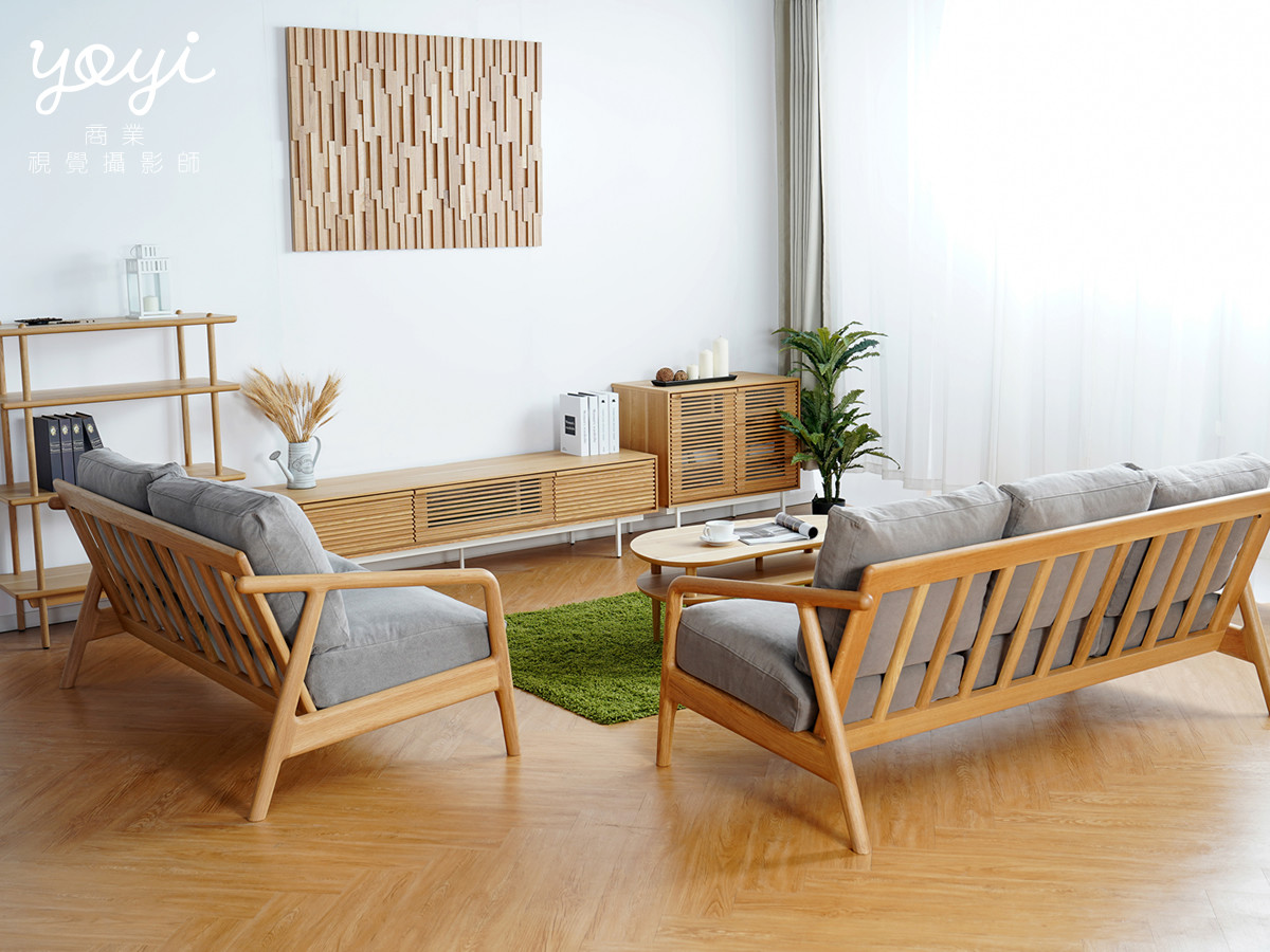 家具商品攝影｜大型家具與原木餐桌椅組空間情境美學攝影 13