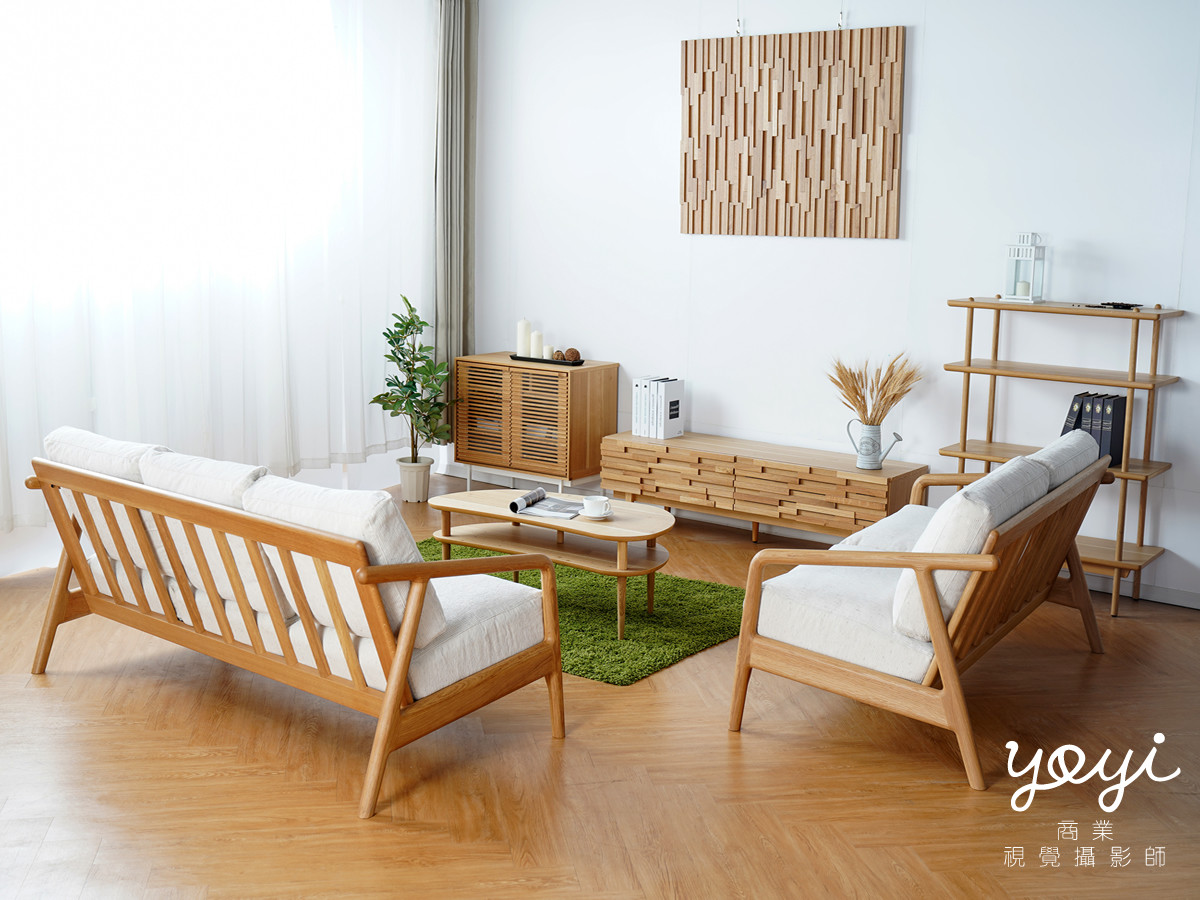 家具商品攝影｜大型家具與原木餐桌椅組空間情境美學攝影 15