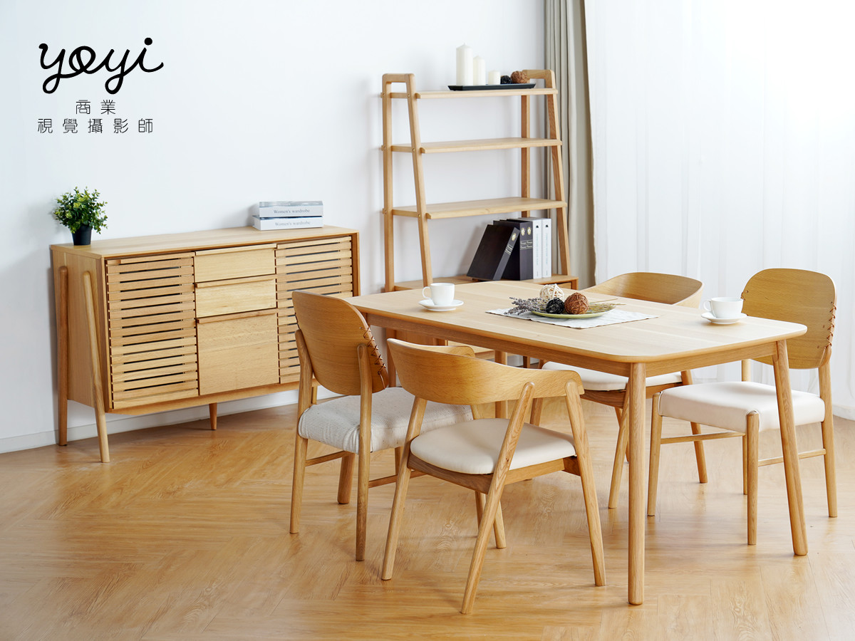 家具商品攝影｜大型家具與原木餐桌椅組空間情境美學攝影 21