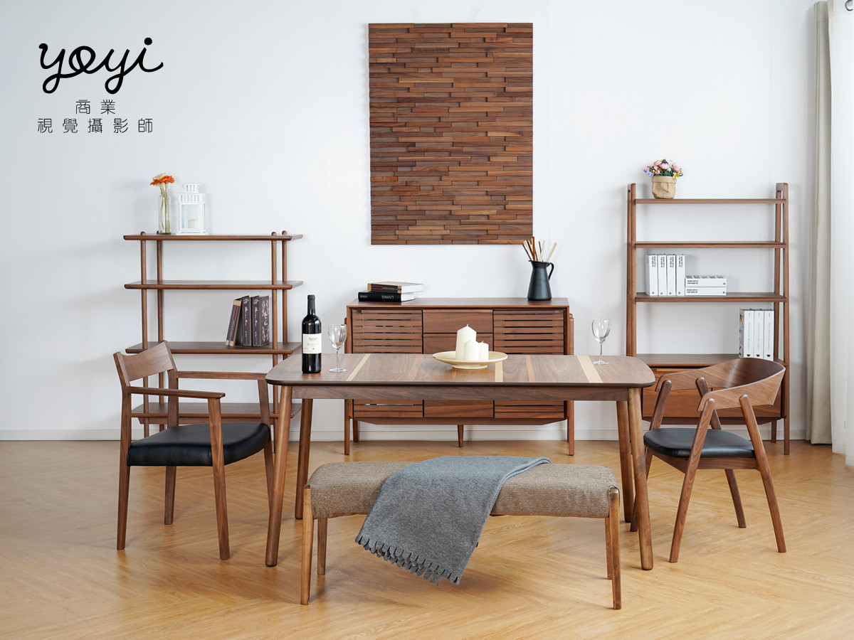 家具商品攝影｜大型家具與原木餐桌椅組空間情境美學攝影 25
