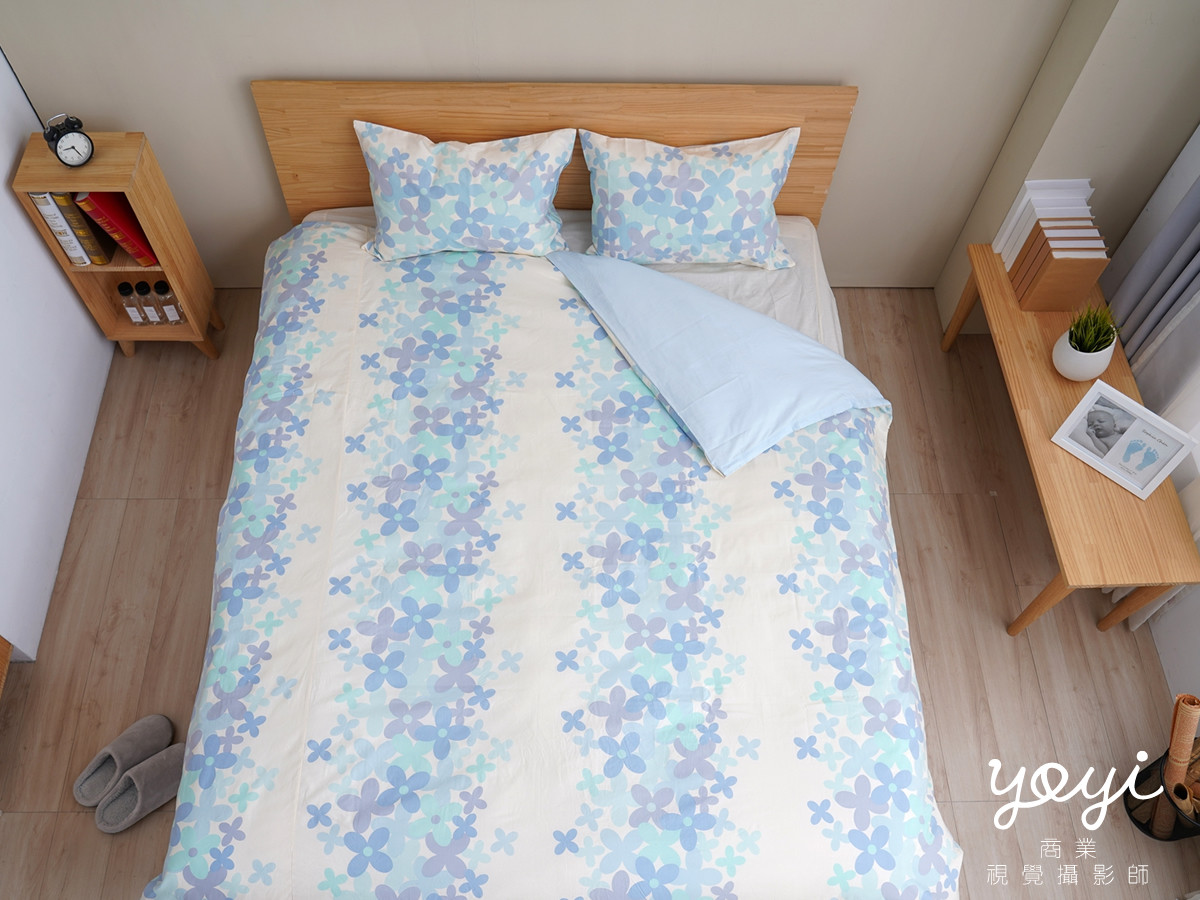 寢具商品攝影｜妍寶花卉圖騰床包組與亮麗臥室空間攝影 9