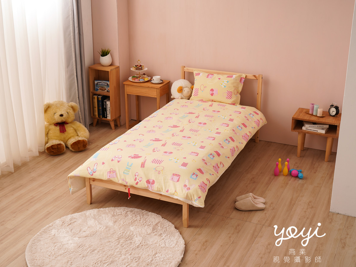 寢具商品攝影｜妍寶花卉圖騰床包組與亮麗臥室空間攝影 11