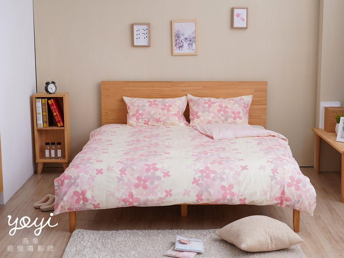 寢具商品攝影｜妍寶花卉圖騰床包組與亮麗臥室空間攝影 17