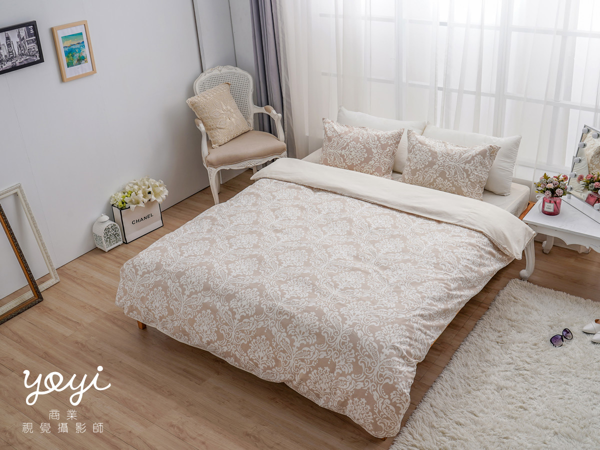 寢具商品攝影｜妍寶花卉圖騰床包組與亮麗臥室空間攝影 37