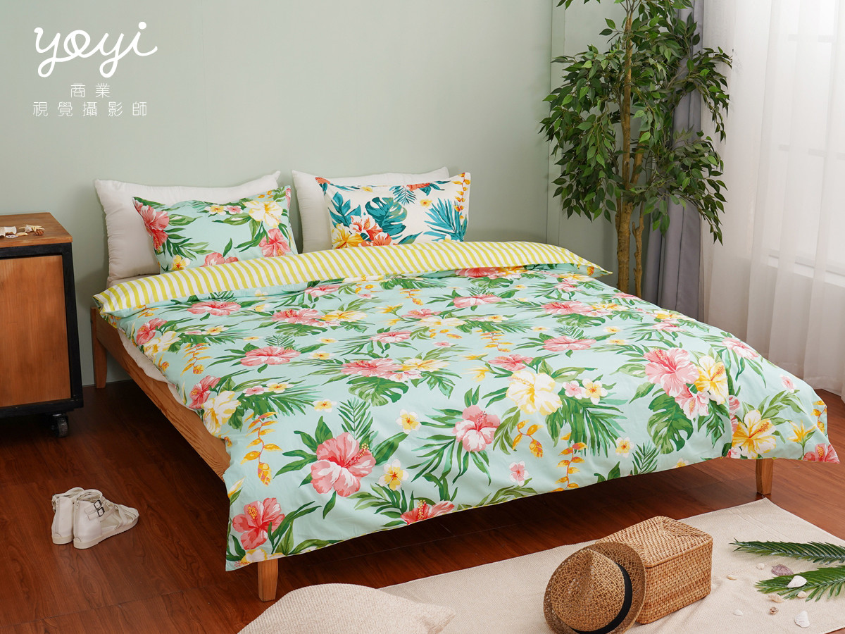 寢具商品攝影｜妍寶花卉圖騰床包組與亮麗臥室空間攝影 49