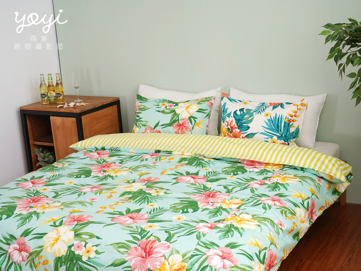 寢具商品攝影｜妍寶花卉圖騰床包組與亮麗臥室空間攝影 53
