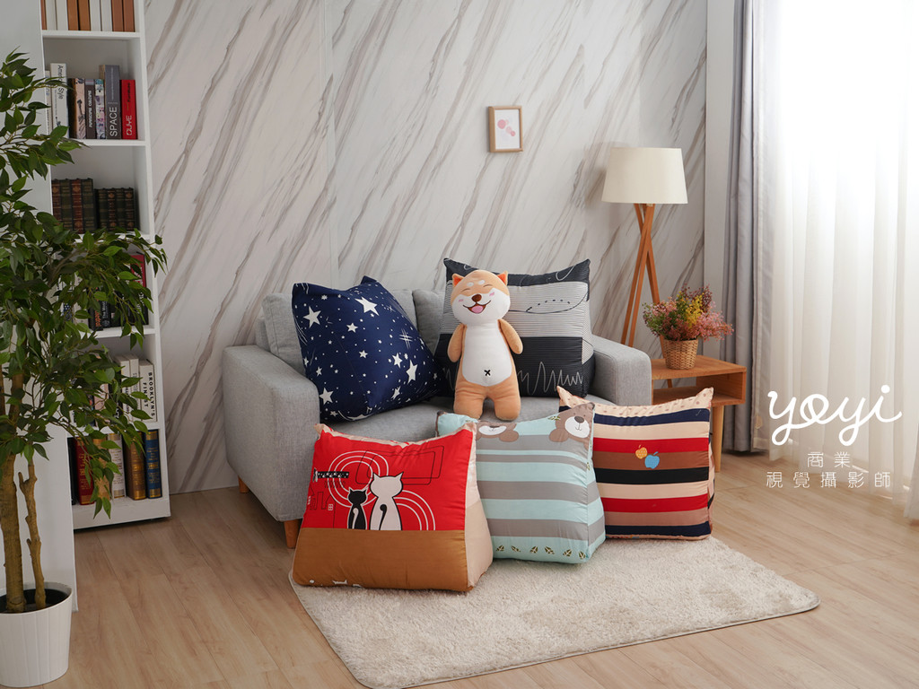 寢具商品攝影｜永研格紋床包組與溫馨居家臥室情境攝影 15