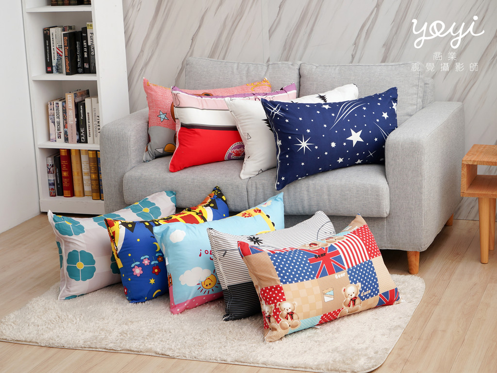 寢具商品攝影｜永研格紋床包組與溫馨居家臥室情境攝影 25