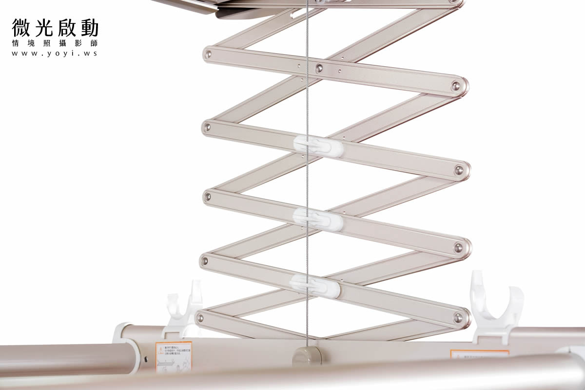 電動曬衣架商品攝影｜主機結構白底去背產品攝影｜HCG和成 17