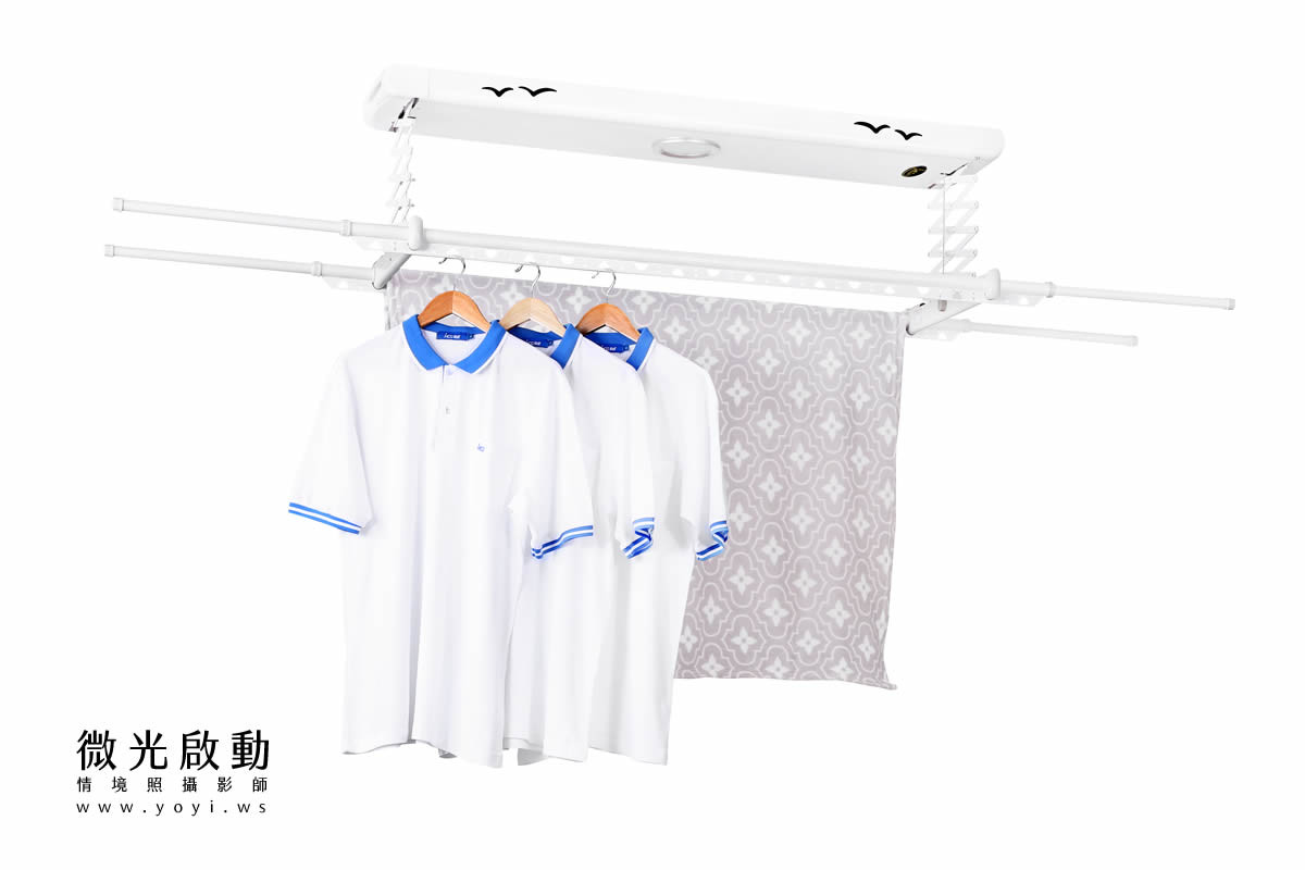 電動曬衣架商品攝影｜主機結構白底去背產品攝影｜HCG和成 33