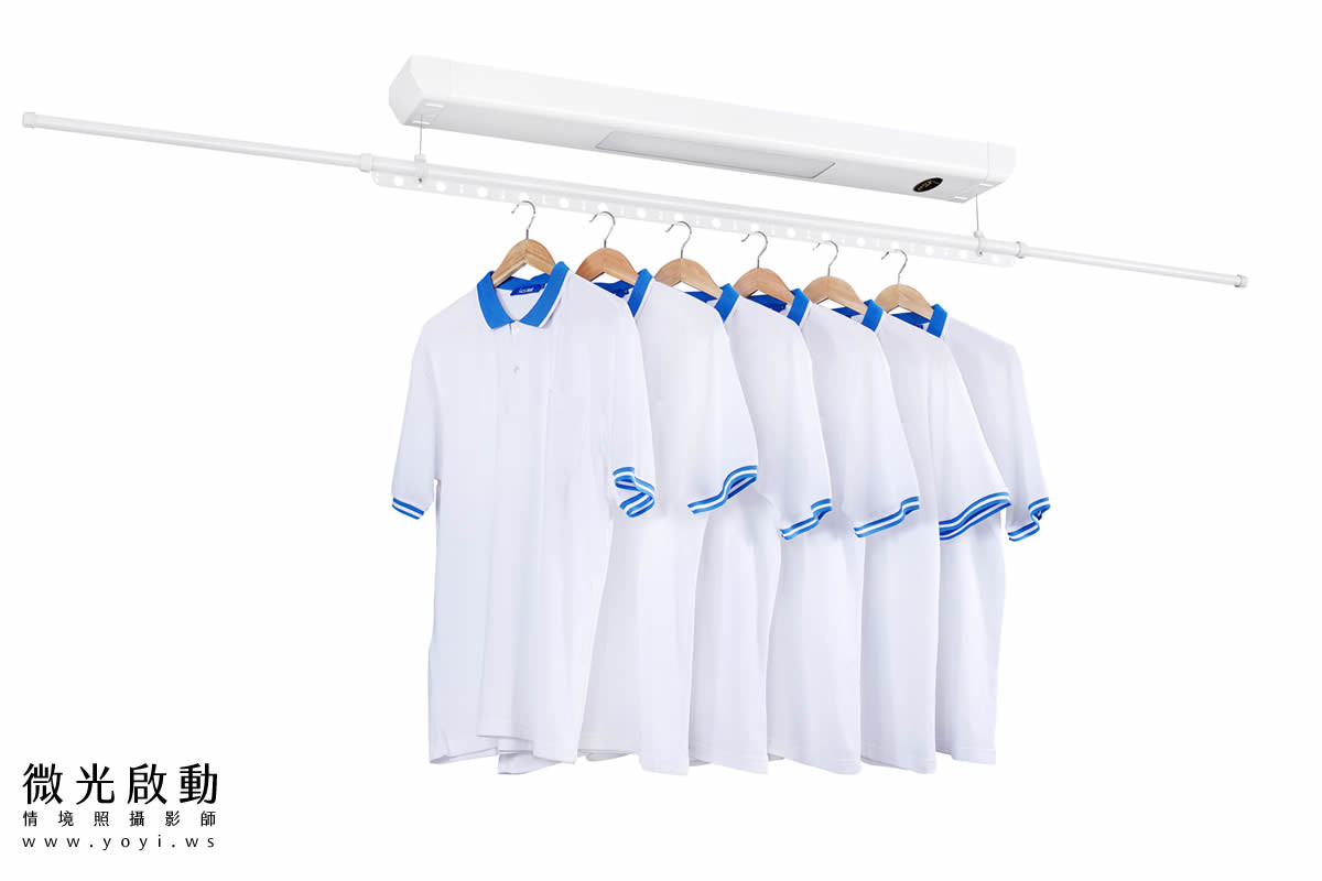 電動曬衣架商品攝影｜主機結構白底去背產品攝影｜HCG和成 37