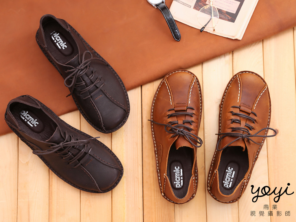 鞋履商品攝影｜皮克米真皮休閒鞋、男鞋女鞋與職人工藝視覺攝影 15