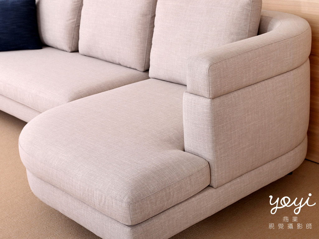 家具商品攝影｜沙發先生現代風藍色布沙發與客廳空間攝影 5