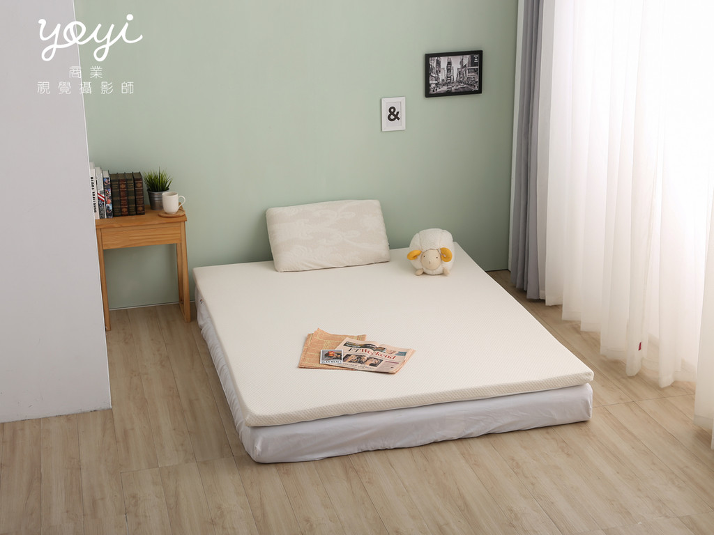床墊商品攝影｜專業機能床墊、護脊枕頭與居家舒壓情境攝影 3