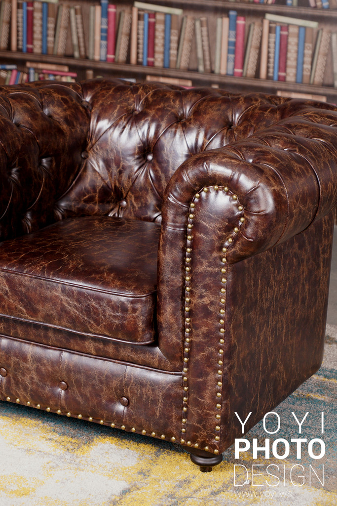 家具商品攝影｜純真年代經典紅色拉扣沙發與英式復古風格攝影 13