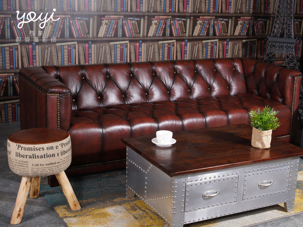家具商品攝影｜純真年代經典紅色拉扣沙發與英式復古風格攝影 37