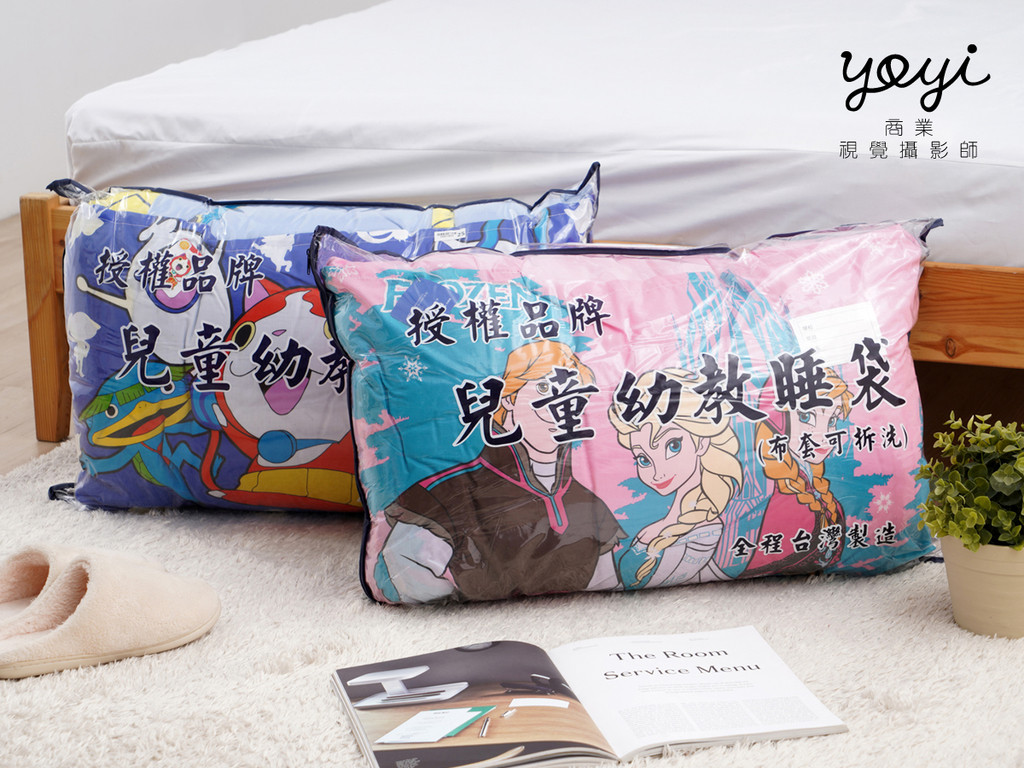 兒童寢具攝影｜粉紅童趣花卉圖騰涼被兒童熟睡情境攝影 15