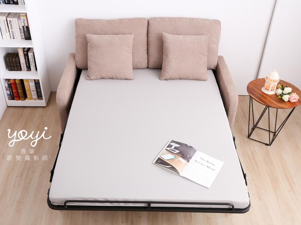 家具商品攝影｜現代風鮮紅 L 型布沙發與客廳空間美學攝影 43