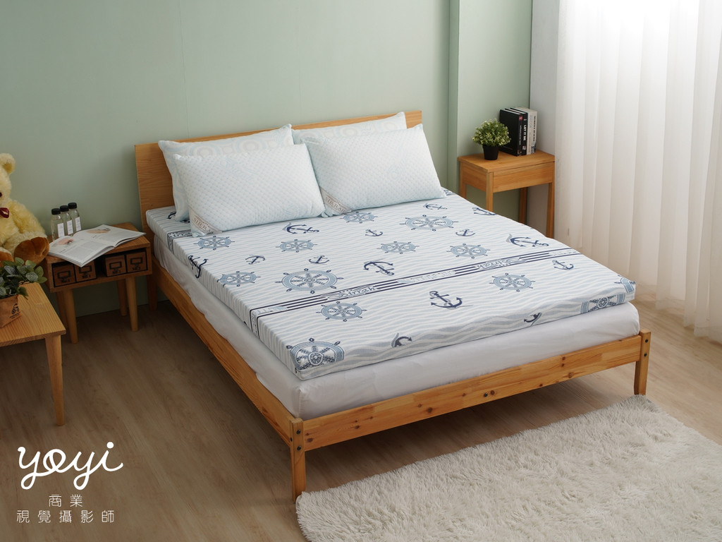 床墊商品攝影｜諾貝達機能床墊、海洋風主題寢具與情境視覺攝影 49