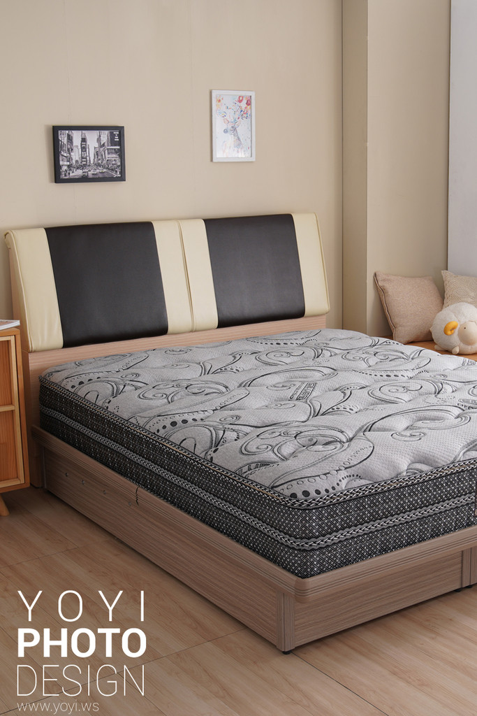床墊商品攝影｜奇莉床墊、機能床組與居家臥室空間風格攝影 1
