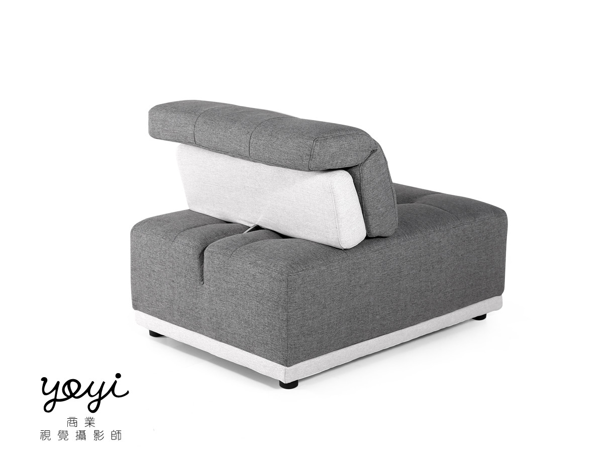 家具商品攝影｜現代極簡風 L 型沙發與明亮客廳空間視覺攝影 15