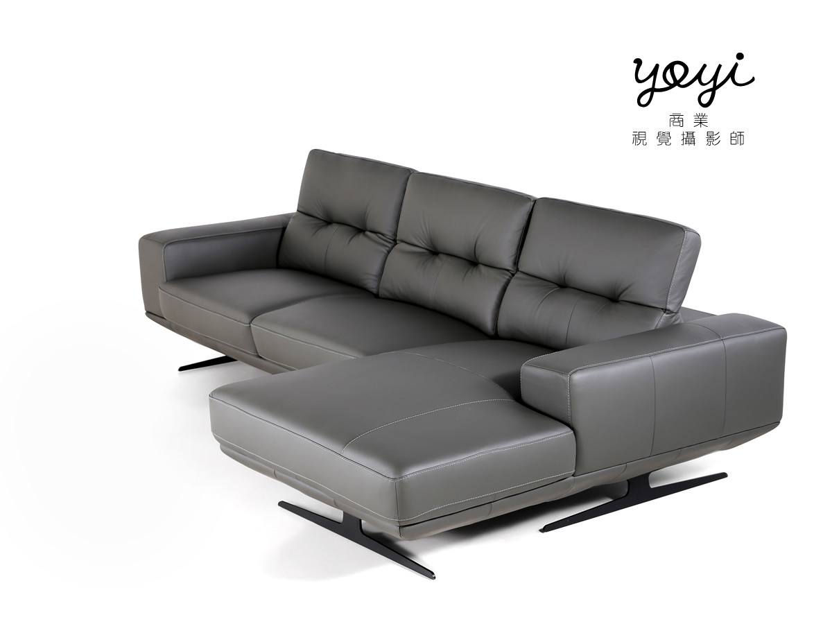 家具商品攝影｜現代極簡風 L 型沙發與明亮客廳空間視覺攝影 35