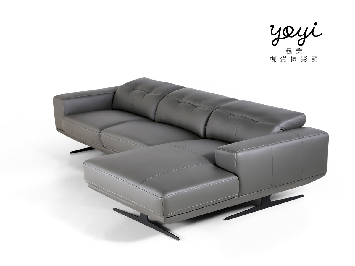 家具商品攝影｜現代極簡風 L 型沙發與明亮客廳空間視覺攝影 37
