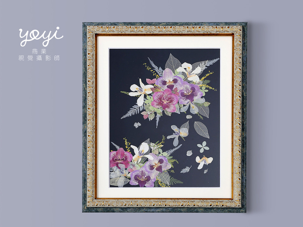 藝術品攝影｜精品押花畫、手工花藝藝術與框畫特寫攝影 1