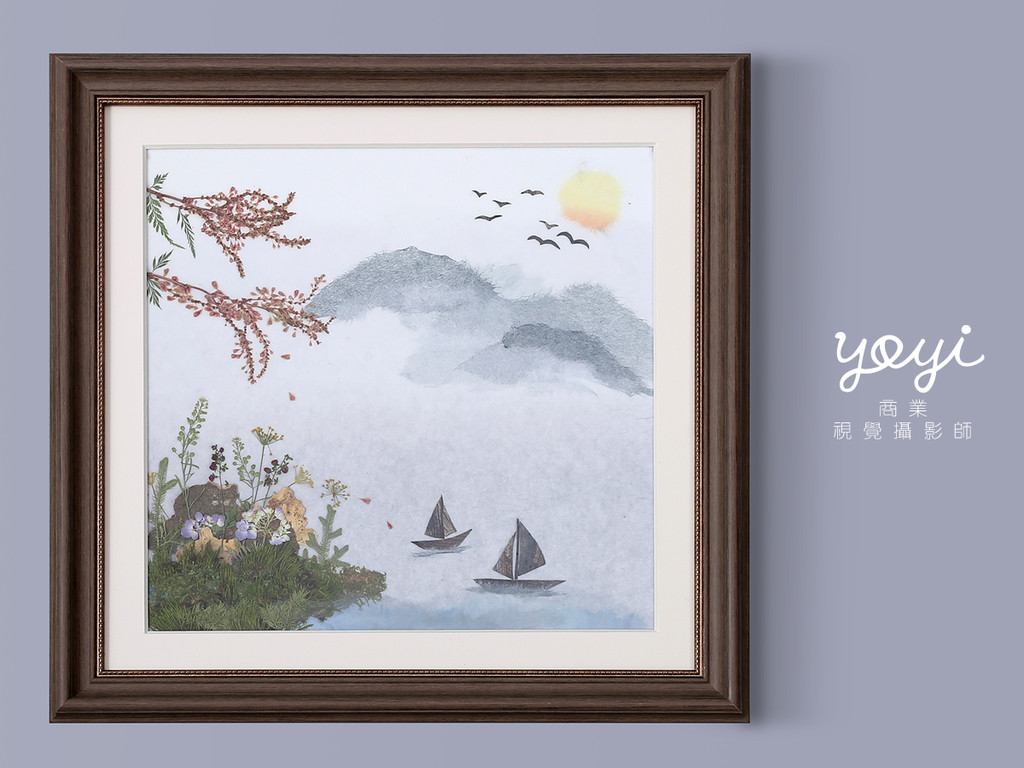 藝術品攝影｜精品押花畫、手工花藝藝術與框畫特寫攝影 3