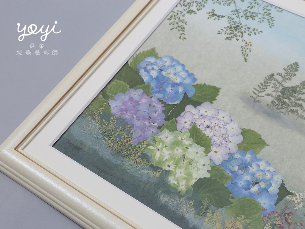 藝術品攝影｜精品押花畫、手工花藝藝術與框畫特寫攝影 7