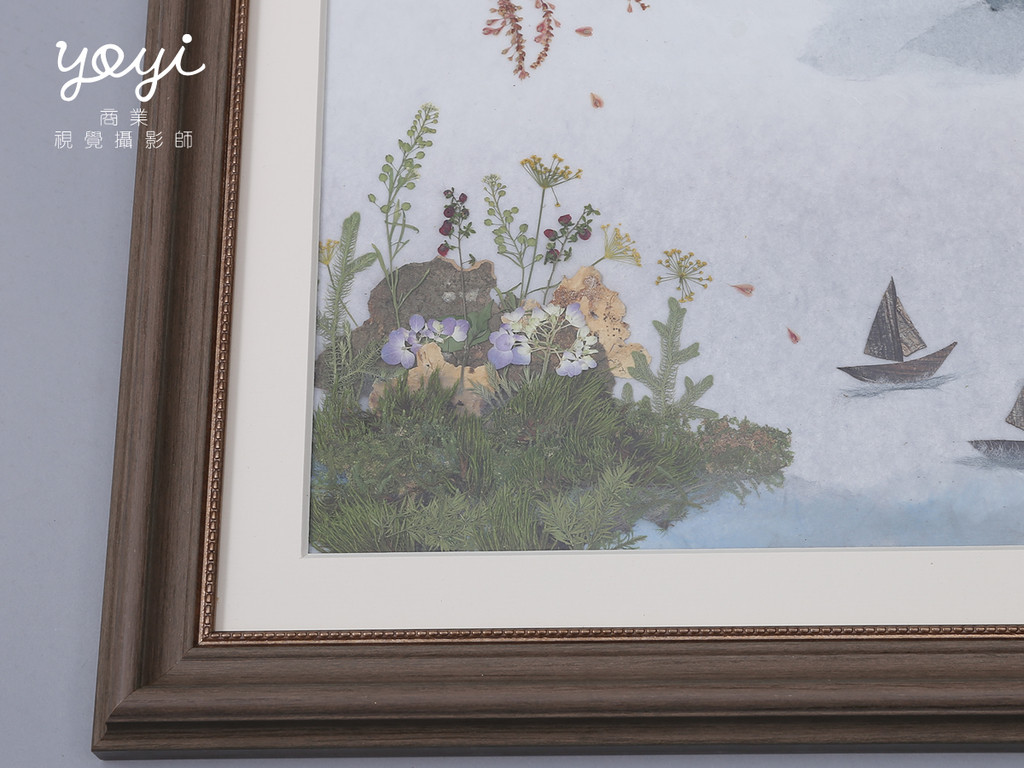 藝術品攝影｜精品押花畫、手工花藝藝術與框畫特寫攝影 15