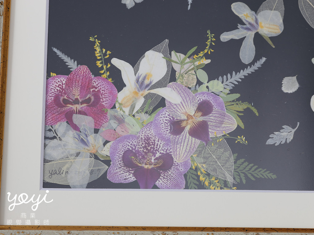 藝術品攝影｜精品押花畫、手工花藝藝術與框畫特寫攝影 27