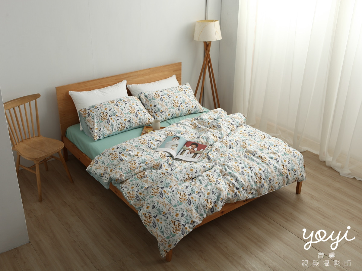 寢具商品攝影｜愛莉絲經典花卉圖騰雙人床包組居家風格攝影 67