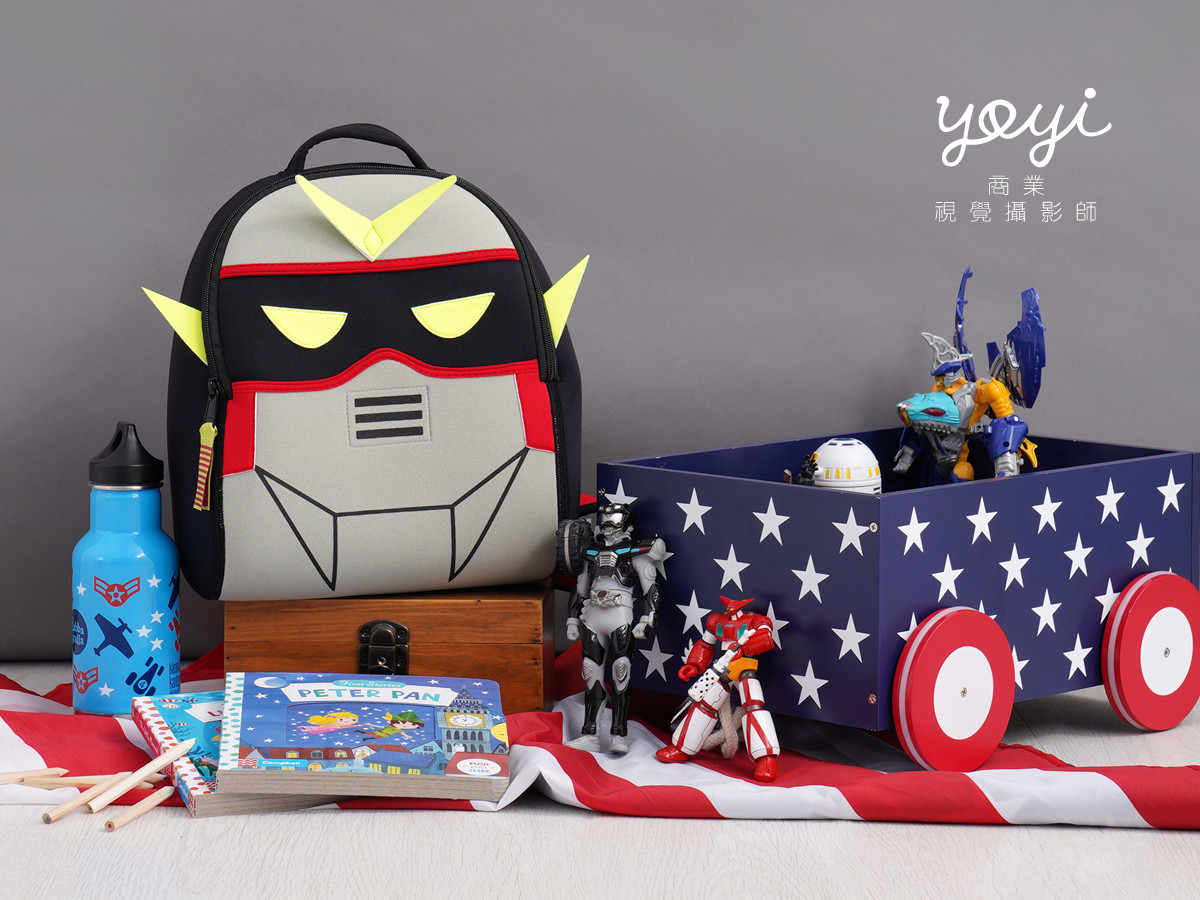 兒童用品攝影｜創意兒童書包、護脊書包與小模特兒實穿情境攝影 3