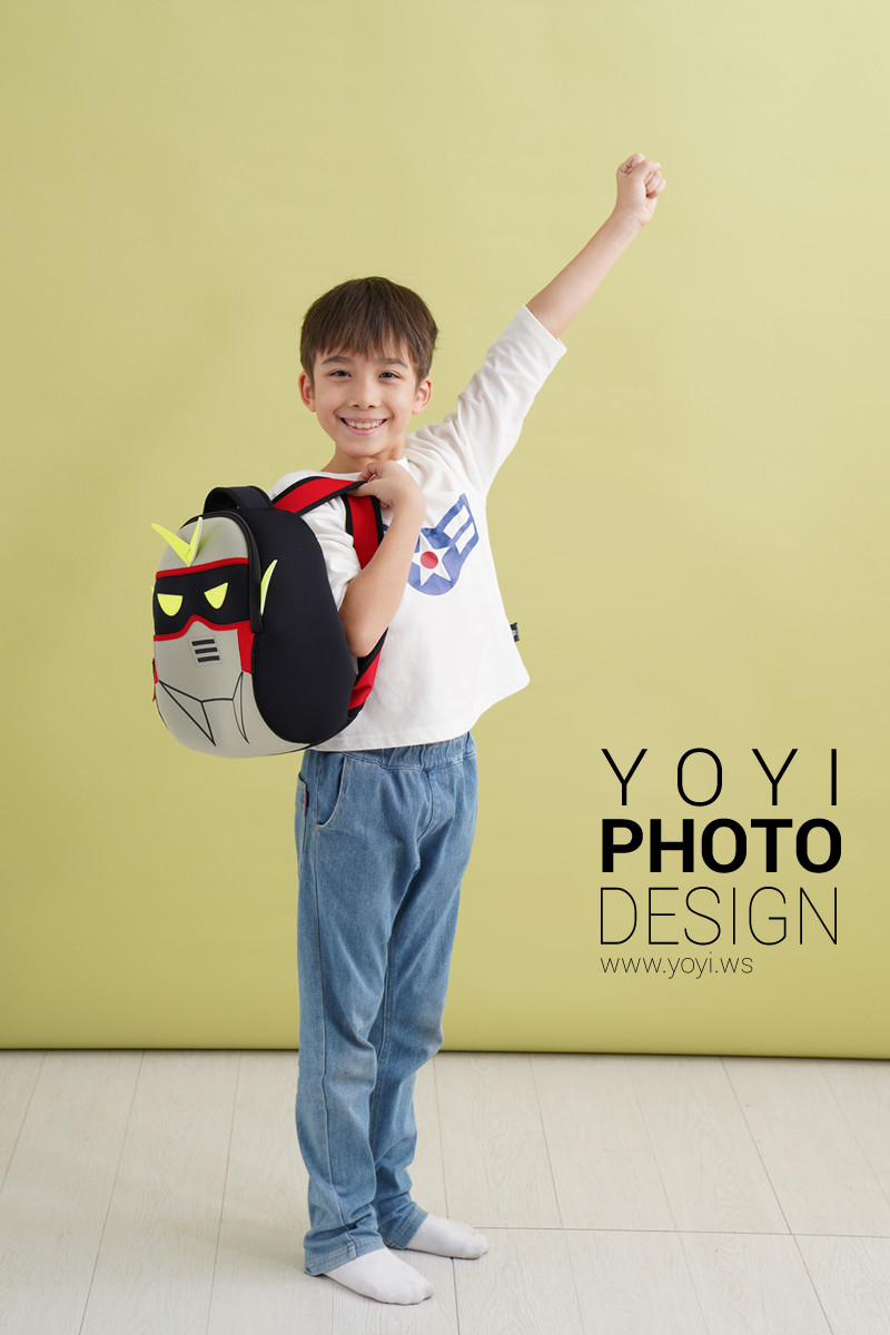 兒童用品攝影｜創意兒童書包、護脊書包與小模特兒實穿情境攝影 15