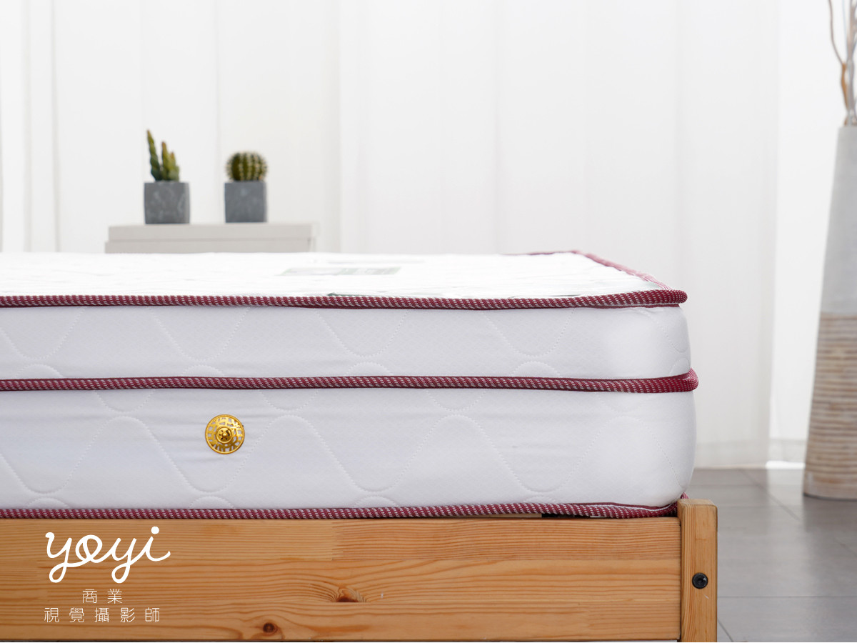 床墊商品攝影｜機能性護脊床墊與極簡主義臥室空間攝影 7