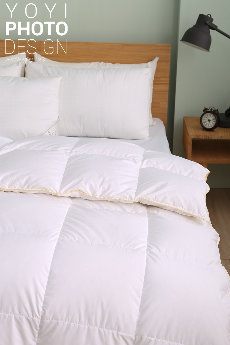 寢具商品攝影｜大洋羽毛純白羽絨被與柔軟舒適居家攝影 1
