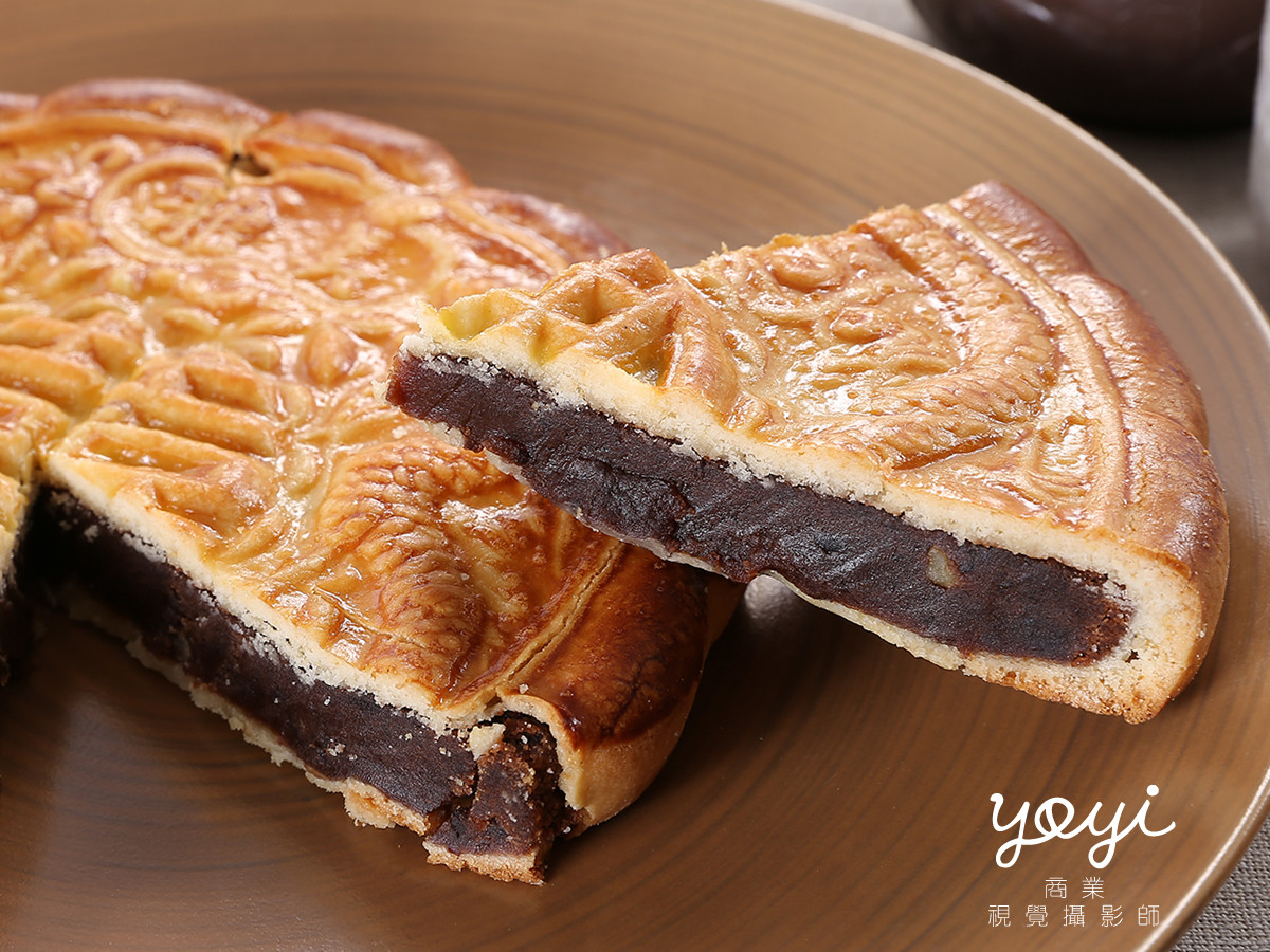 美食商品攝影｜美雅中秋月餅禮盒與精緻切面質感攝影 15