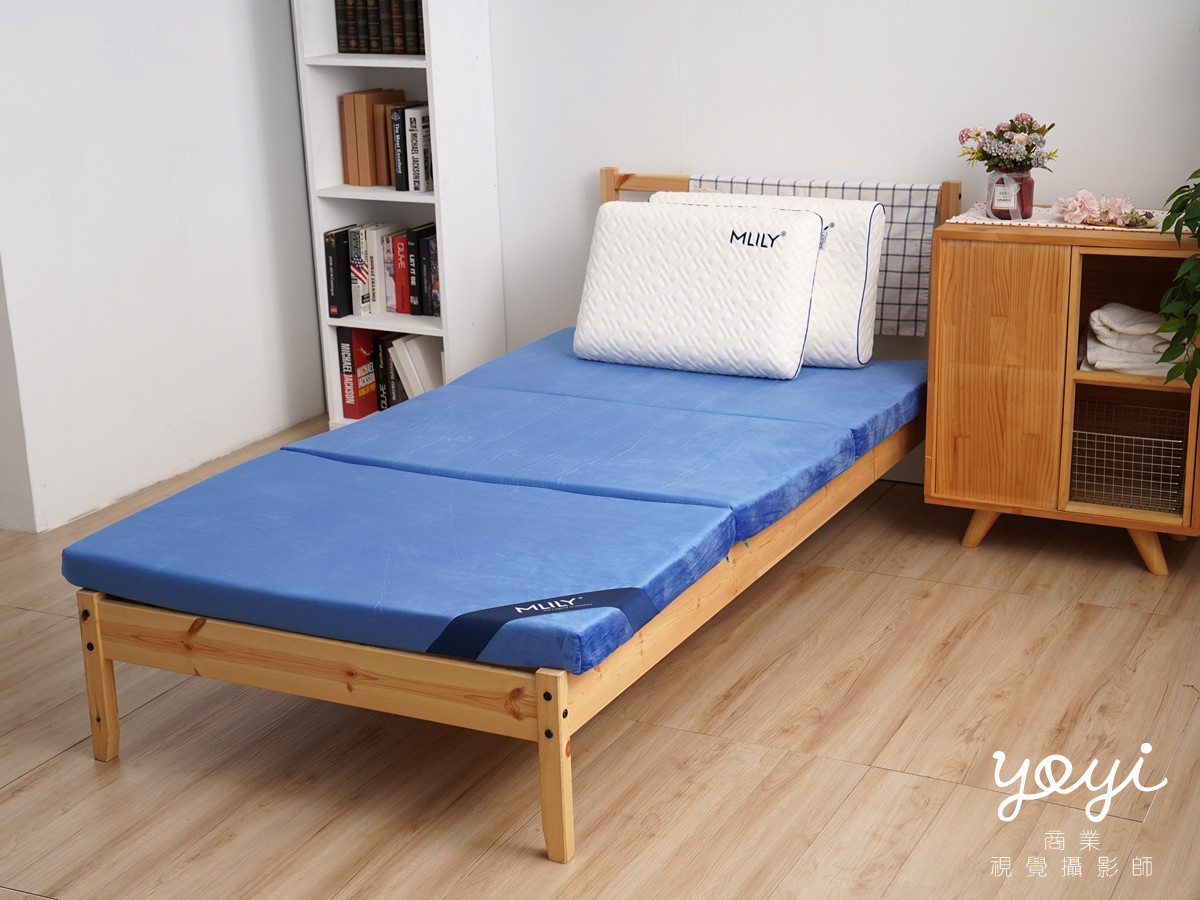 床墊商品攝影｜機能性支撐床墊與模特兒居家舒壓情境攝影 21