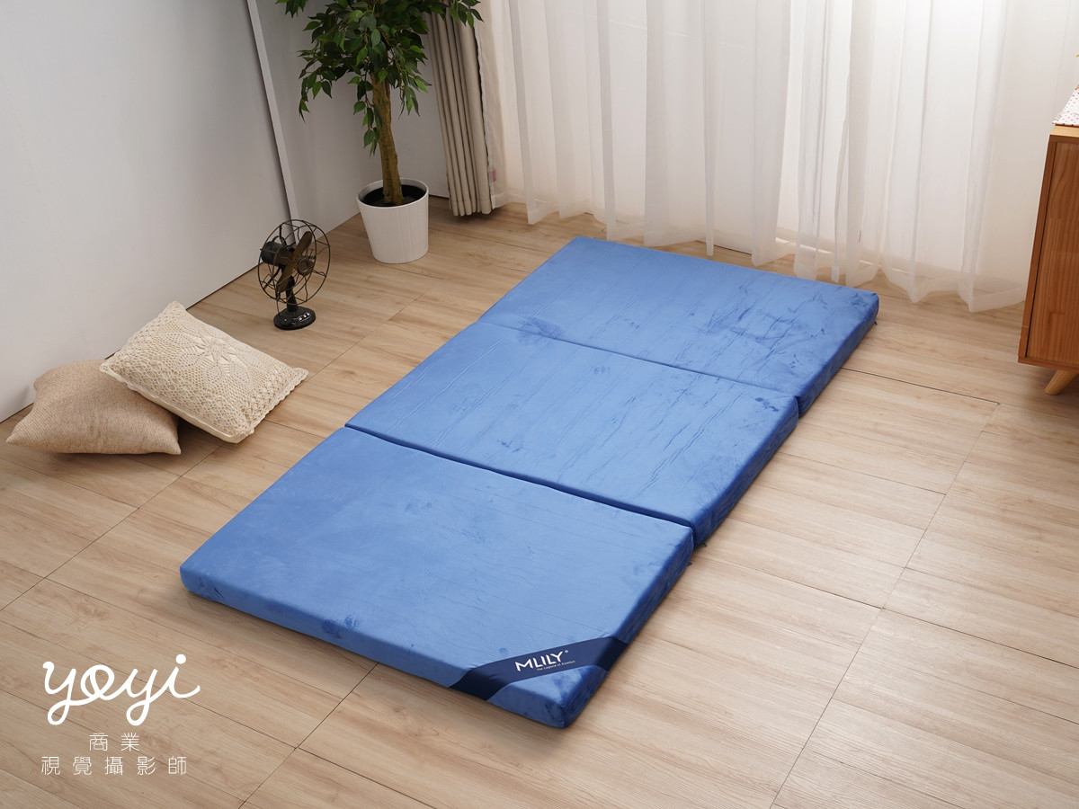 床墊商品攝影｜機能性支撐床墊與模特兒居家舒壓情境攝影 27